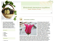 Desktop Screenshot of kwiaciarnia-kielczow.pl
