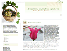 Tablet Screenshot of kwiaciarnia-kielczow.pl